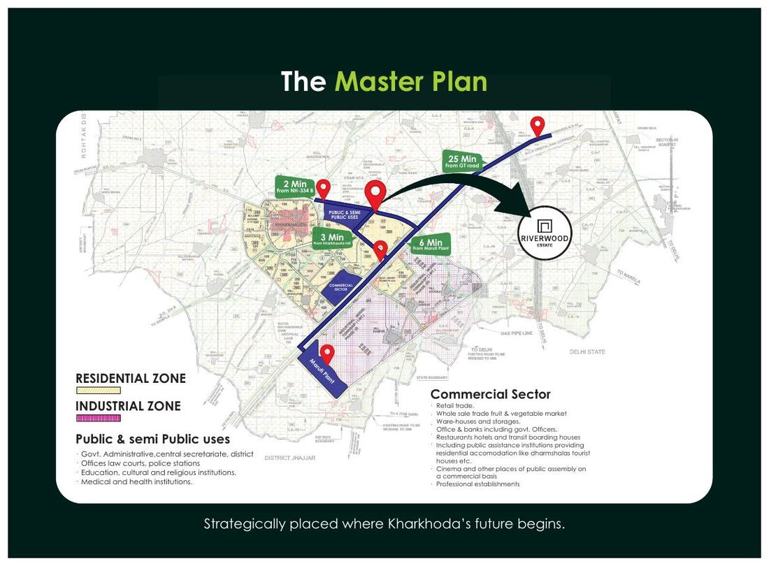 Kharkhoda connectivity map — KMP, NH-334B, Delhi, Gurugram